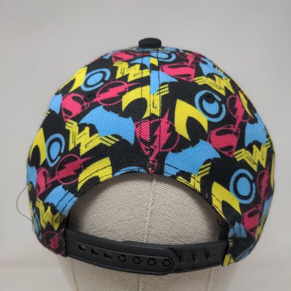 JL Snapback Hat Multicolor One Size Adjustable Embroidered Justice League - Picture 5 of 8